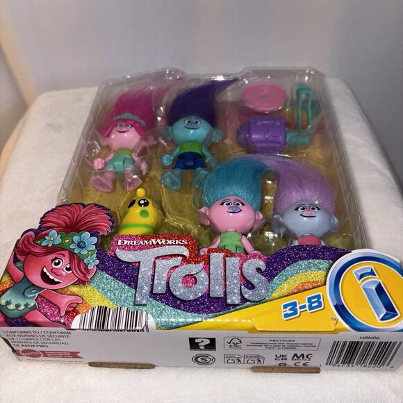 Imaginext DreamWorks Trolls Figure Multipack Playset - 7pc Toy Brand NEW - Picture 5 of 6